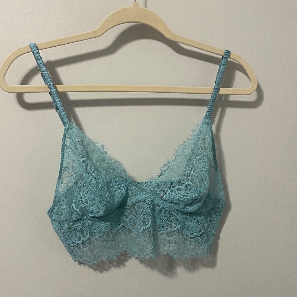 NWOT! Victoria’s Secret Teal Lace Bralette
